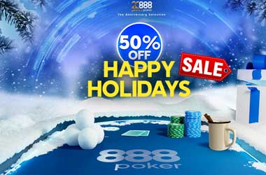 888poker Offering 50% Off on Tournament Buy-ins via Happy Holidays Sale