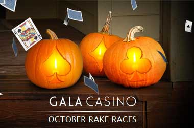 Gala Casino - Pumpkin Poker Rake Races
