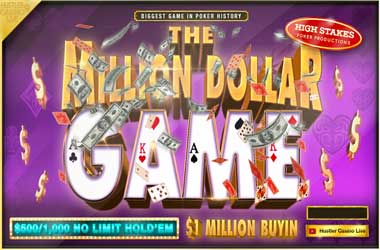 Hustler Casino Live Announces Poker Line-Up for “The Million Dollar Game”