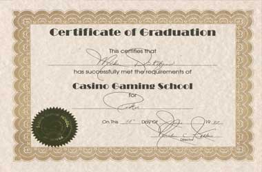poker certificate