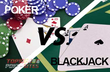 Is Poker a Better Game than Blackjack?