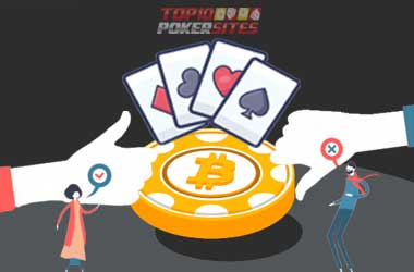 Using bitcoin for online poker risk free betting and profiting from statistics math