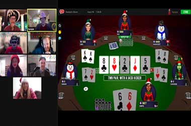 Bermain poker dengan teman online