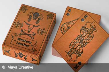 Leather Poker Cards